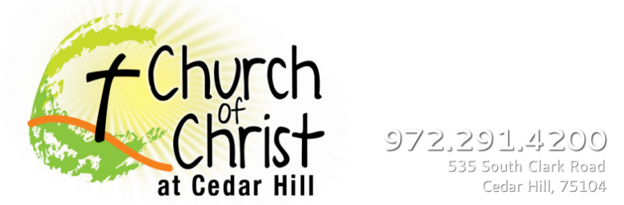 Welcome to Cedar Hill Church of Christ